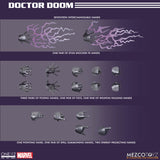 Mezco Toyz One:12 Marvel Comics Dr Doom 2 Heads 3 Masks 1:12 Action Figure