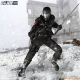 Mezco ONE:12 Collective G.I. Joe Snake Eyes With Timber Wolf Shurikens Knives Grenades