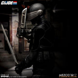 Mezco ONE:12 Collective G.I. Joe Snake Eyes With Timber Wolf Shurikens Knives Grenades