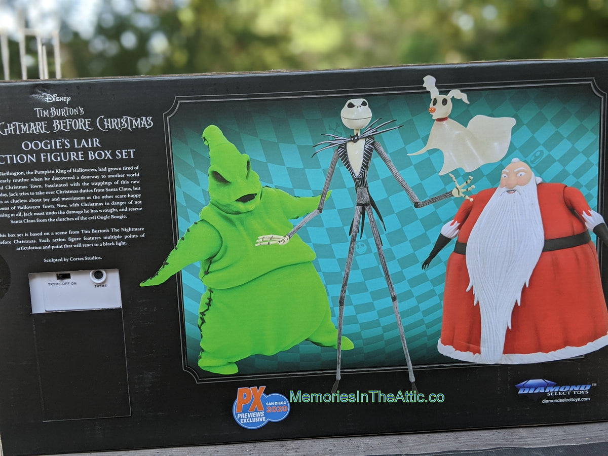 SDCC Nightmare Before Christmas selling Oogie’s Lair Action Figure Box Set Lighted 2020