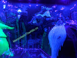SDCC Comic Con 2020 The Nightmare Before Christmas Deluxe Blacklight Lighed Set Oogies Lair