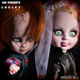 Living Dead Dolls Mezco Toyz Chucky Tiffany Bride Set 10" Child's Play Doll LDD