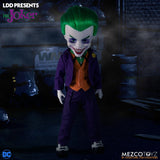Mezco Living Dead Dolls 10" DC Universe Joker Batman's Enemy Gun Bang Flag