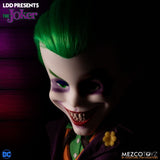 Mezco Living Dead Dolls 10" DC Universe Joker Batman's Enemy Gun Bang Flag