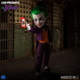 Mezco Living Dead Dolls 10" DC Universe Joker Batman's Enemy Gun Bang Flag
