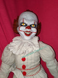 18" It Pennywise 2017 Clown Movie Plush Horror Jumbo Mega Size Doll Mezco Toyz