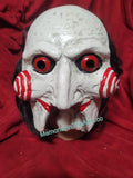 Trick Or Treat Studios Saw Movie Billy Puppet Halloween Mask Moveable Mouth Moving Game