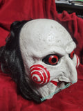 Trick Or Treat Studios Saw Movie Billy Puppet Halloween Mask Moveable Mouth Moving Game
