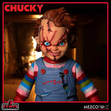 Mezco Toyz 5 Points Chucky Deluxe Figure Set Pizza Face Good Guy Seed Of Axe Gun