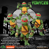 Mezco 5 Points Teenage Mutant Ninja Turtles TMNT Deluxe Figure Set 3 1/2  Action Figures