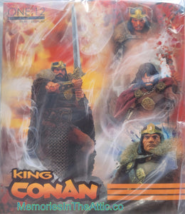 Mezco One:12 Collective King Conan Figure 3 Heads Aquilonia Battle Axe Shield