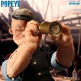 Mezco One 12 Collective Popeye The Sailor Man Hats Compass Pipe Cartoon Classic Action Figure