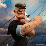 Mezco One 12 Collective Popeye The Sailor Man Hats Compass Pipe Cartoon Classic Action Figure