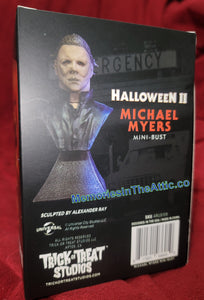 Trick or Treat Studios Halloween II Michael Myers Mini Bust Horror Movie 5.5"