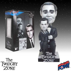 The Twilight Zone Willie And Jerry  Bobble Head Bif Bang Pow Bobblehead Nodder 1962 Puppeteer Wobbler