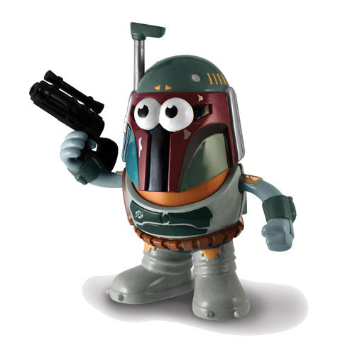 Star Wars Boba Fett Mr Potato Head Poptaters Disney Action Figure Rifle Jet Pack PPW Toys