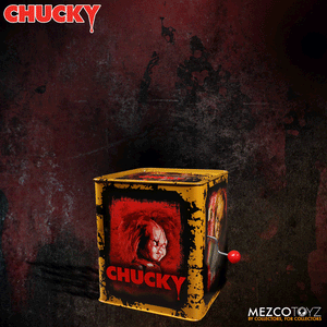 Mezco Toyz Burst A Box Child's Play Bride Of Chucky Jack In The Box Music