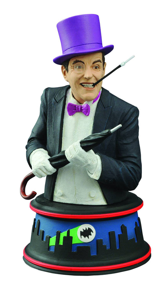 DC Comics Villan The Penguin 1966 TV Series Batman Foe Resin Bust Burgess Meredith 6