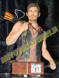 The Walking Dead Daryl Dixon Limited Ed 4500 Mini Bust Hand Painted Zombie Crossbows