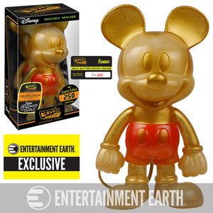 Mickey Mouse Gold Hikari Sofubi Vinyl Figure EE Exclusive 250 Made Limited Edition