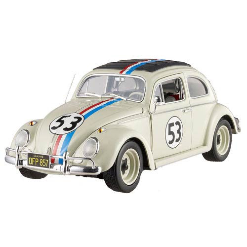 Hot Wheels Elite Herbie 53 1:18 Scale Die Cast 1962 VW Love Bug Car Go Bananas!