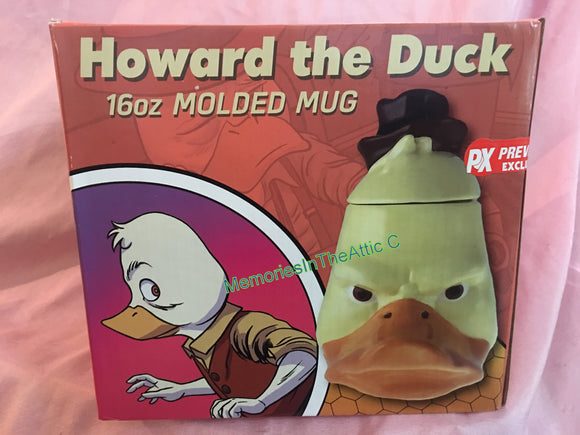 PX Exclusive Ceramic Style Mavel Comics Howard The Duck Coffee 16oz Molded Mug