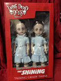 The Shining Grady Twins Talking Mezco Living Dead Dolls 10" Doll Set Stanley Kubrick's