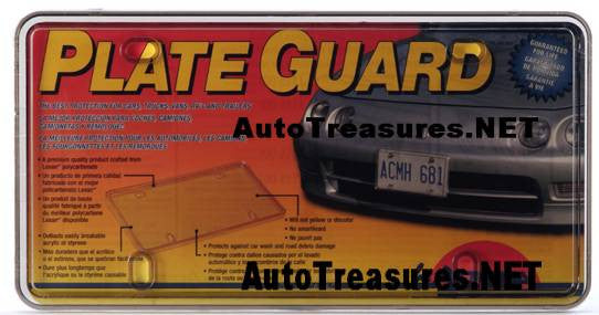Quality Car Auto Truck Van The Best License Plate Smoke Cover USA Plate Guard
