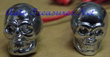 Skull Car Light License Plate Frame Screws Red Hearse Motorcycle Truck Hearse