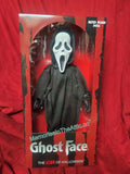 18" Ghost Face Scream Movie Plush Horror Jumbo Mega Size Doll Mezco Toyz Ghostface