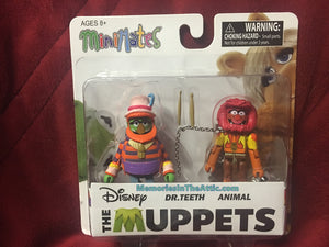 Disney The Muppets Minimates Dr Teeth Animal Drums Diamond Figures Show Series 2