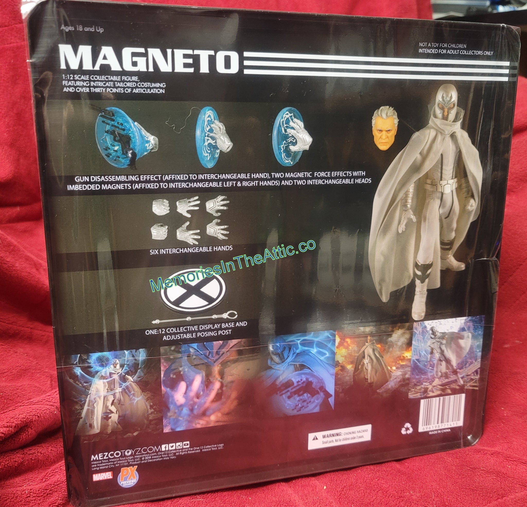 Mezco Toyz One:12 Collective PX Exclusive Marvel Magneto Quality Actio –  Memories In The Attic