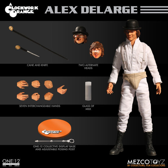 Mezco One:12 Collective Collective A Clockwork Orange Alex DeLarge Quality Action Figure 1:12 112