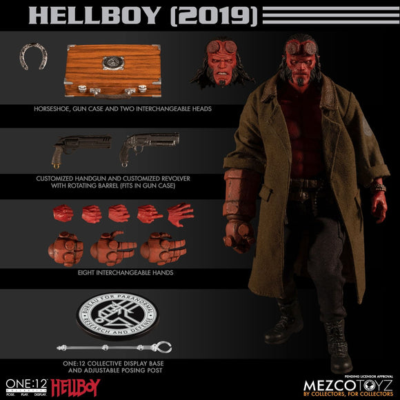 Mezco One:12 Collective Collector Hellboy Mike Mignola Lionsgate Movie Quality Action Figures 112