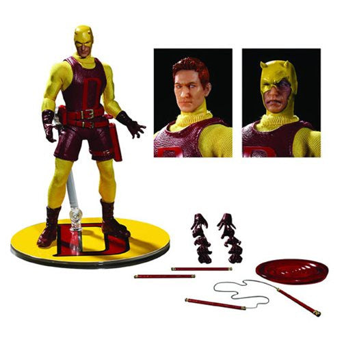 Marvel Yellow Daredevil Matt Murdock PX Exclusive 1:12 Action Figure Mezco Toyz One:12 112