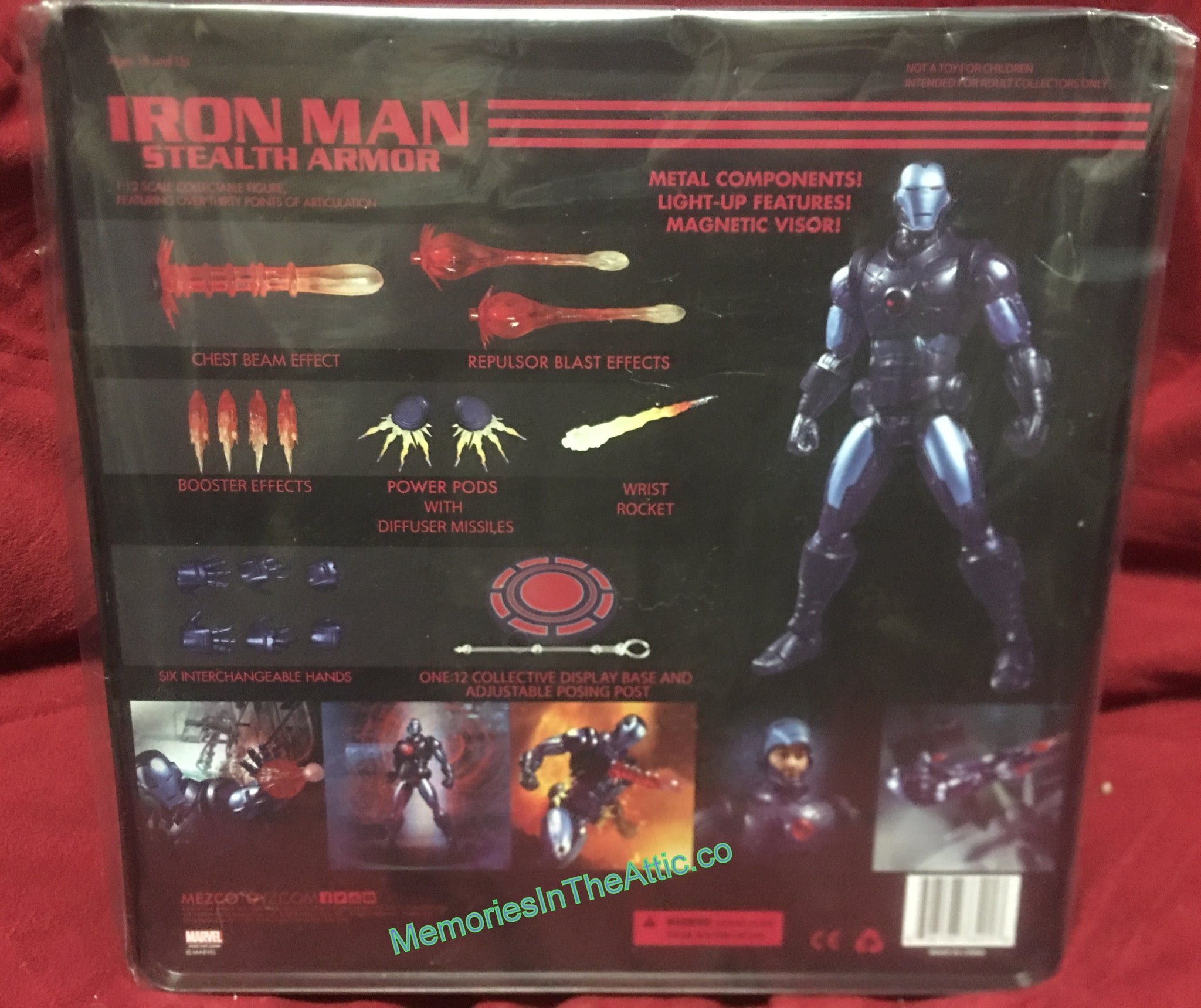 Mezco One:12 Collective Collector Iron Man Stealth PX Previews 