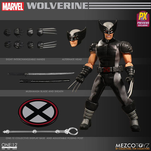 Mezco One:12 PX Preview Exclusive Wolverine Action Figure 1:12 Marvel Comics 112