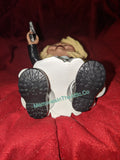 6" Mezco Stylized Roto Tiffany Chucky's Girl Figure With Gun Halloween Doll