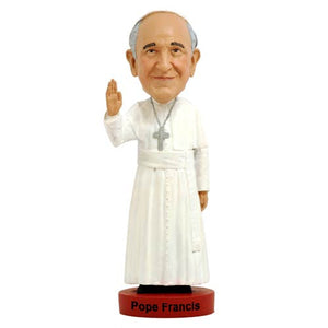 Large 8" Royal Collectibles Pope Francis Catholic Priest Quality Bobble Head Nodder